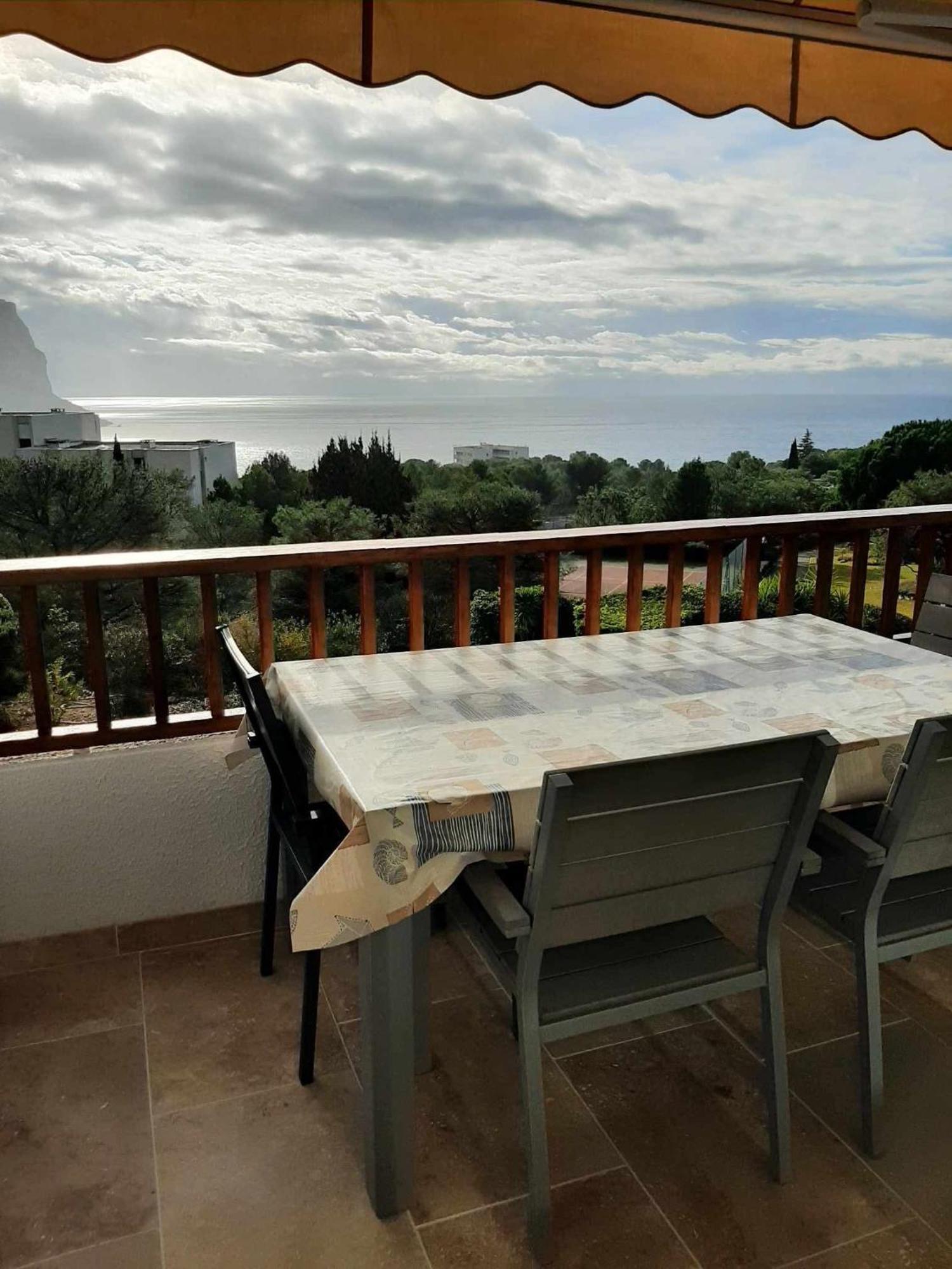 Cassis 4Pers Vue Mer Wifi Tennis Parking Piscine Exterior foto